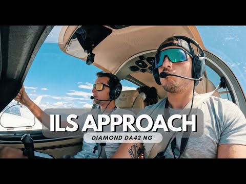 ILS Approach LOWG (Graz) Diamond DA42 NG