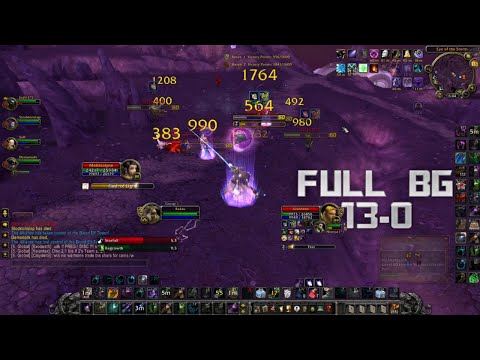 13-0 Full BG (2x Top DMG) Balance Druid WotLK Solo PVP - Rakzo