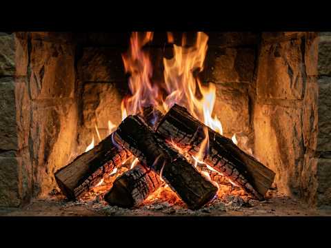 🔥 Cozy Fireplace 4K (LIVE 24/7). Fireplace with Crackling Fire Sounds. Christmas Fireplace 2026