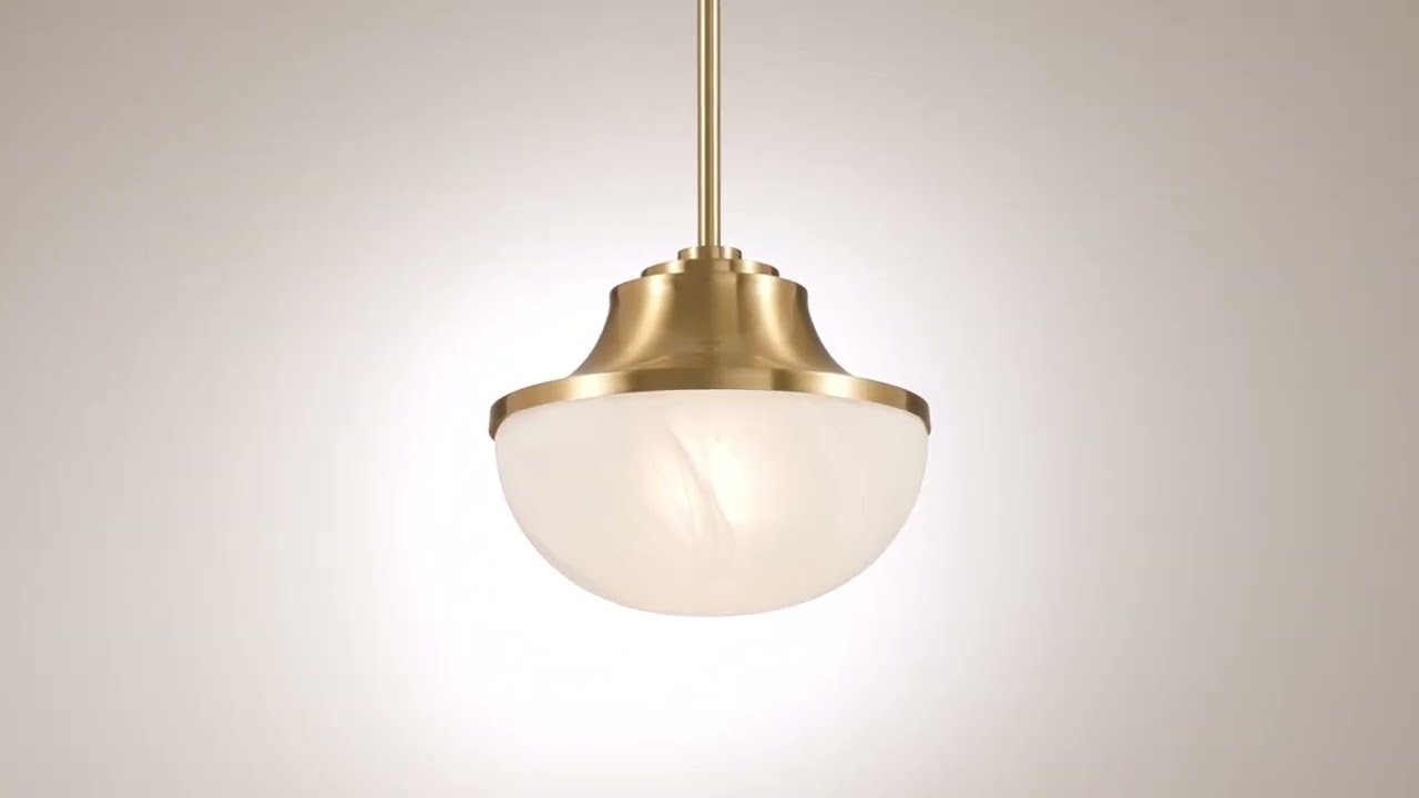 Video 1 Watch A Video About the Possini Euro Zachary Warm Gold Mini Pendant Light