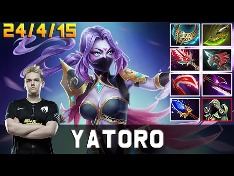 Yatoro Templar Assassin | Patch 7.31d | Dota 2 Pro MMR Gameplay #3