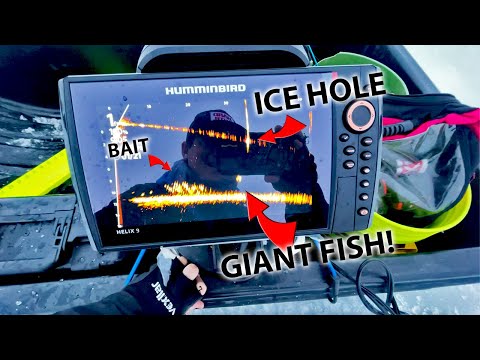 Testing EXPENSIVE $3,000 FISH FINDER! (Ice Fishing MEGA LIVE)