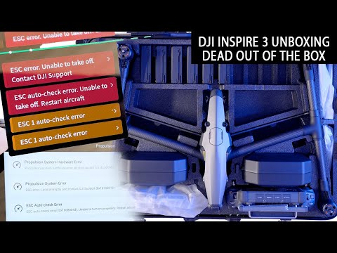 DJI Inspire 3 Unboxing & Dead on Arrival + Inspire 2 vs Inspire 3 Comparisons