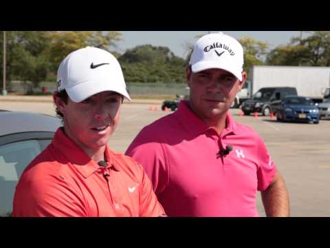 Rory McIlroy, Gary Woodland and the all-new BMW i3.