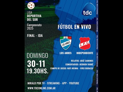 LOS ANDES DE ALCORTA VS INDEPENDIENTE DE BIGAND - LIGA DEPORTIVA DEL SUR - FINAL IDA