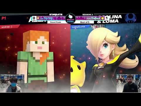 Dabuz (Rosalina & Luma, Olimar, Min Min) vs Syrup (Ness, Steve) - True Finals - Stargate #33