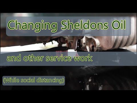 Classic Mini Oil Change. Service time for Sheldon Cooper.