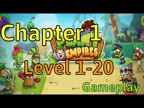 Plant Empires Adventure Mode Chapter 1 Level 1-20 Gameplay I New Hot Game Plant Empires I ChopperVN