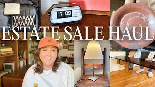 HUGE Thrifted Home Decor Haul + Estate Sale Shopping!