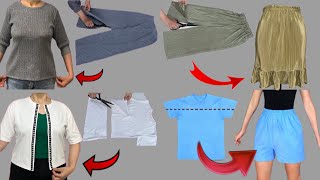 ✅💥 How to turn old clothes into stunning new clothes ! | passionate DIY fashion makeover ✂️🧵