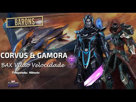 GAMORA &  CORVUS GLAIVE BAX [ABX] - 9.24M - VELOCIDADE VILÃO | MARVEL FUTURE FIGHT