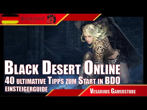 40 ultimative Tipps zum Start in  BDO - Black Desert Online Einsteigerguide
