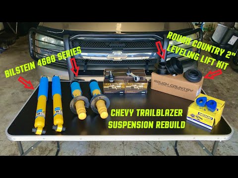 Quarter Million Mile Chevy TrailBlazer Suspension Rebuild (Rough Country Level Kit w/ Bilstein 4600)