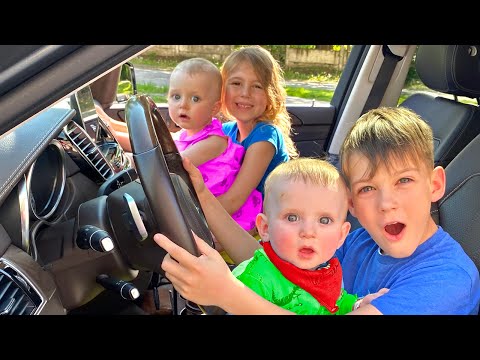 Five Kids We are in the car Song Nursery Rhymes & Children's Song