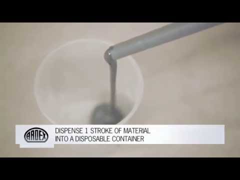 ARDEX RA 54 - Fast Setting Semi-Rigid Polyurea Joint Sealant - Cartridge Setup