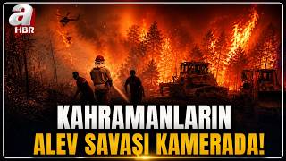 Yangına müdahale anı kask kamerasında! İşte nefes kesen görüntüler | A