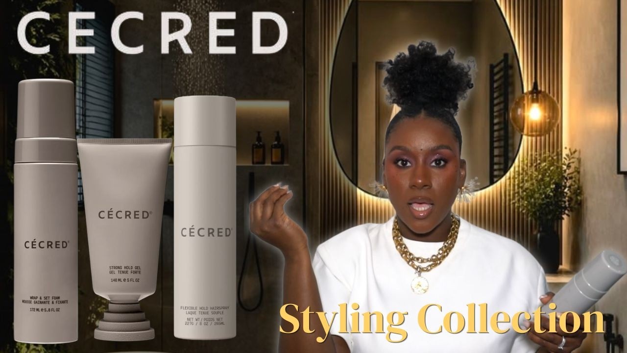 I Risked Using NEW Cécred Styling Products Before an Event | Natural Hair Puff Tutorial & Review