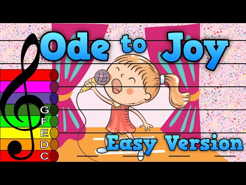 Ode to Joy (Easy Version) - Treble Clef Boomwhacker Play Along