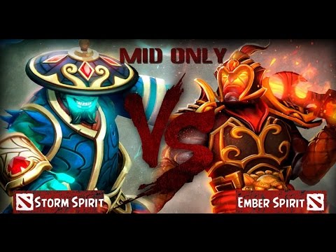 How to play Storm spirit vs Ember spirit