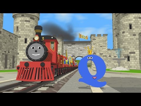 Learn about the Letter Q - The Alphabet Adventure With Alice And Shawn The Train