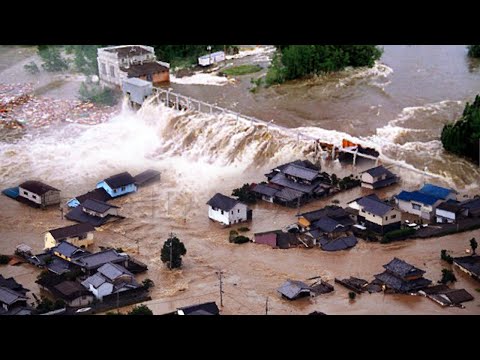 Incredible footage of flooded Scotland! Crazy floods due to the American cyclone!