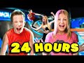 24 Hour Trampoline Park Challenge VS YouTubers!