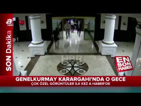 15 TEMMUZ karargahta o gece  -1 yeni görüntüler.darbeciler bunuda yaptı
