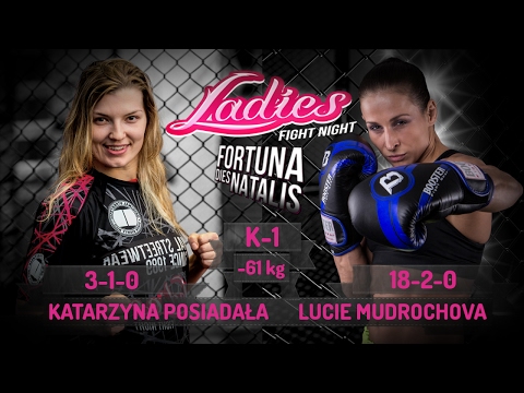 Gala Ladies Fight Night 4   Walka K 1 Katarzyna Posiadała vs Lucie Mudrochova