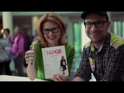 'leonid matthias' mit Inge aus "Geschickt eingefädelt" auf der SVP Convention 2017