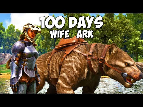Me And My WIFE Play 100 Days Of ARK SURVIVAL EVOLVED!!! [3/10]