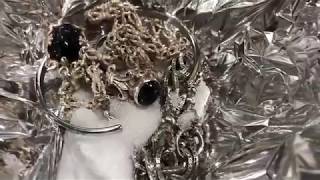 アルミホイル＋塩＋お湯＝シルバーアクセサリー綺麗になる