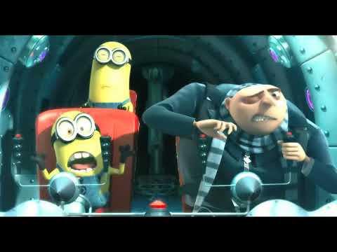 Despicable Me (2010) trailer frame hinting at plot beats and character arcs tied to music
