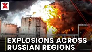 Ukraine Hits Russia : Ukraine launches massive drone strikes deep inside Russia overnight