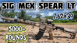 SIG MCX Spear LT 5000+ round review!