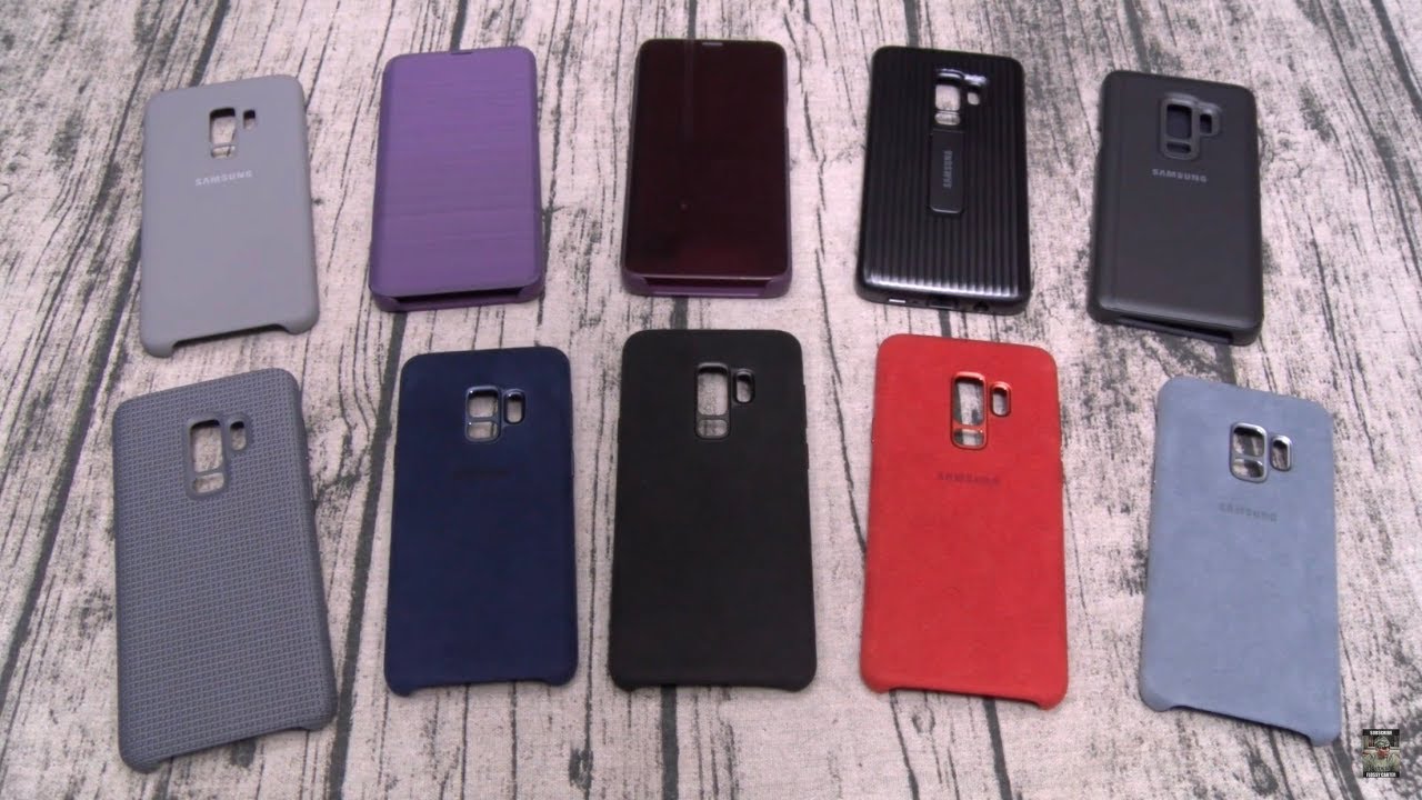 Watch video Samsung Galaxy S9 / S9 Plus Official Case Lineup Now Samsung Galaxy S9 / S9 Plus Official Case Lineup