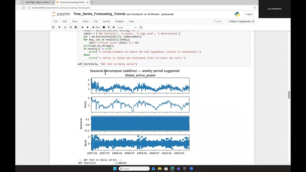 Tutorial on Time-Series Forecasting – Part I