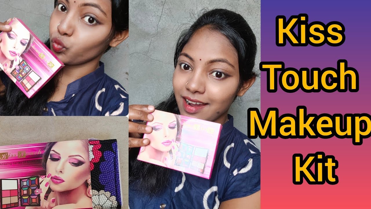 *New* Kiss Touch makeup kit // Review and Demo and Makeup  // Affordable // Travel friendly// Beauty