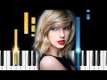 Taylor Swift - Getaway Car - Piano Tutorial & Sheets!