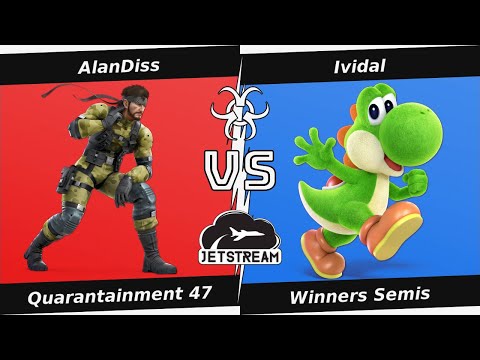 Quarantainment 47 Winners Semis - AlanDiss (Snake) Vs. Ividal (Yoshi) Smash Ultimate - SSBU