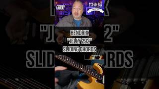 Hendrix "Jelly 292" Sliding Chords #bluesguitar #guitarlessons #blueslicks #hendrix