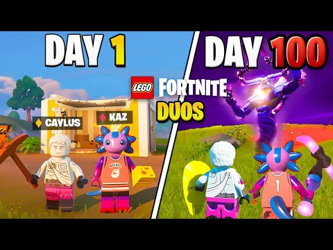 Wir haben 100 Tage in DUO LEGO FORTNITE ODYSSEY überlebt ... und das ist passiert (ft. Caylus)