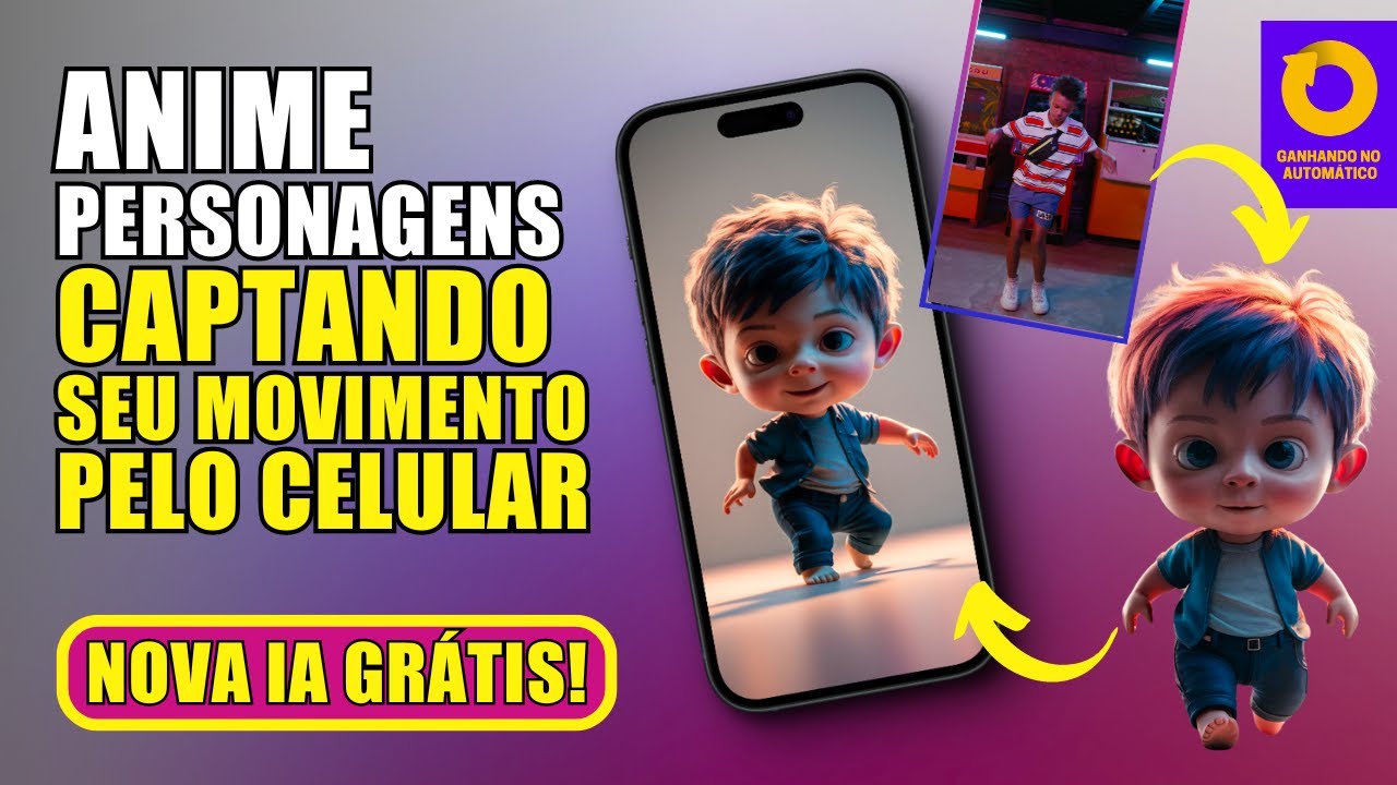 Essa nova IA grátis anima seus personagens usando o movimento que você fizer