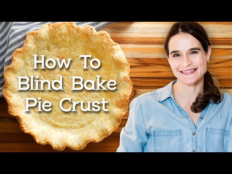 Blind Bake Pie Crust With NO Slipping | AMAZING HACK & RECIPE!