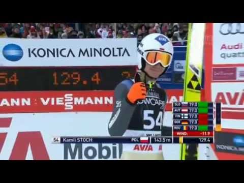 PŚ Willingen 2015 - Kamil Stoch 143,5 m 1 seria - 2 Konkurs