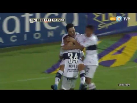 Gol de Gimnasia a Patronato 2 a 1