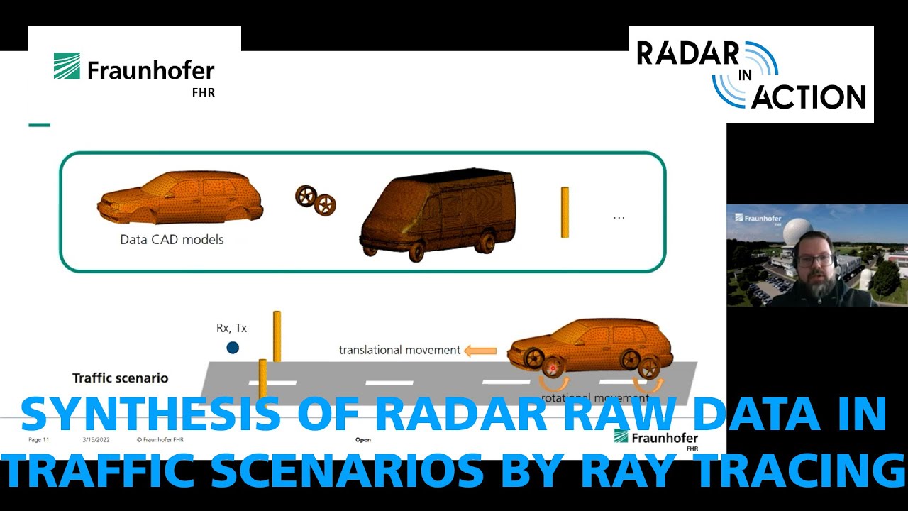 »Radar in Action« Synthesis of radar raw data in traffic scenarios by ray tracing