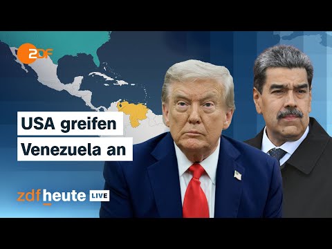 USA bestätigen Militäreinsatz in Venezuela: Was derzeit bekannt ist | ZDFheute live