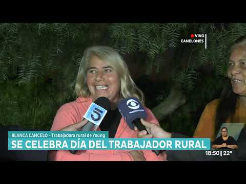 Acto central de celebración del día del trabajador rural, en Santa Rosa.