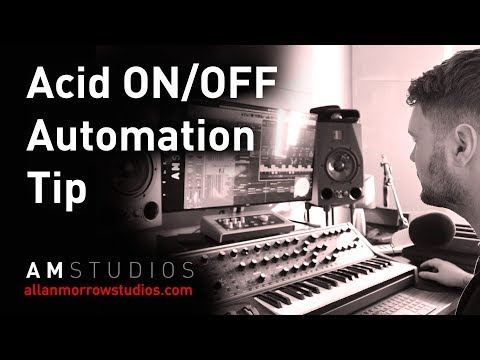 Acid ON/OFF automation tutorial - SNEAK PEEK - allanmorrowstudios.com