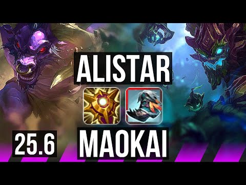 ALISTAR & Aurelion Sol vs MAOKAI & Caitlyn (SUP) | KR Challenger | 25.6